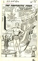 Dick Ayers, Jack Kirby | fantastic four issue 11 page pin up | Albert Moy